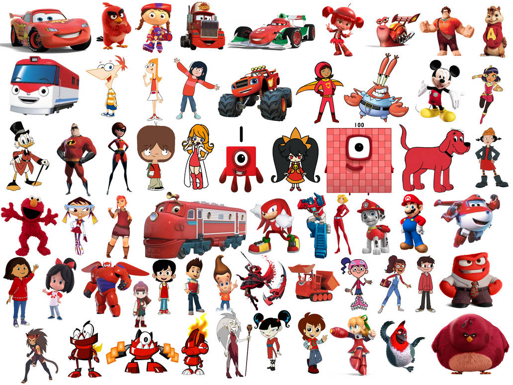 Red Characters By Deviantart Red characters by Elishaboy on DeviantArt