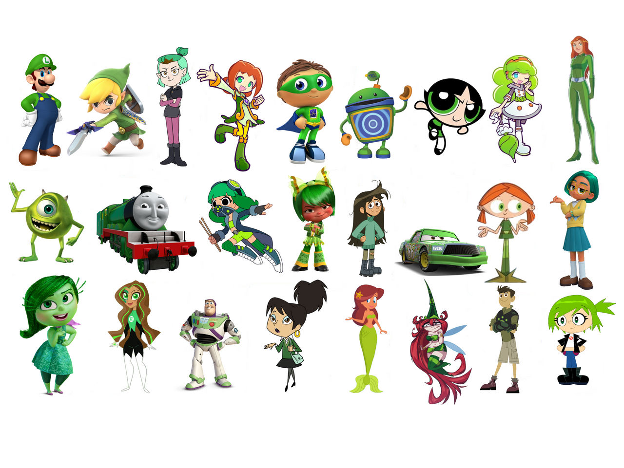 Green character by Elishaboy on DeviantArt