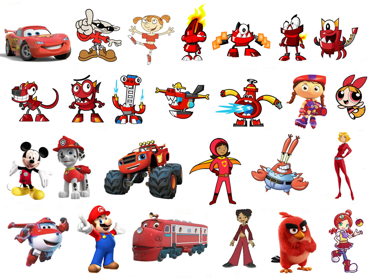 Red Target Character Red characters by Elishaboy on DeviantArt