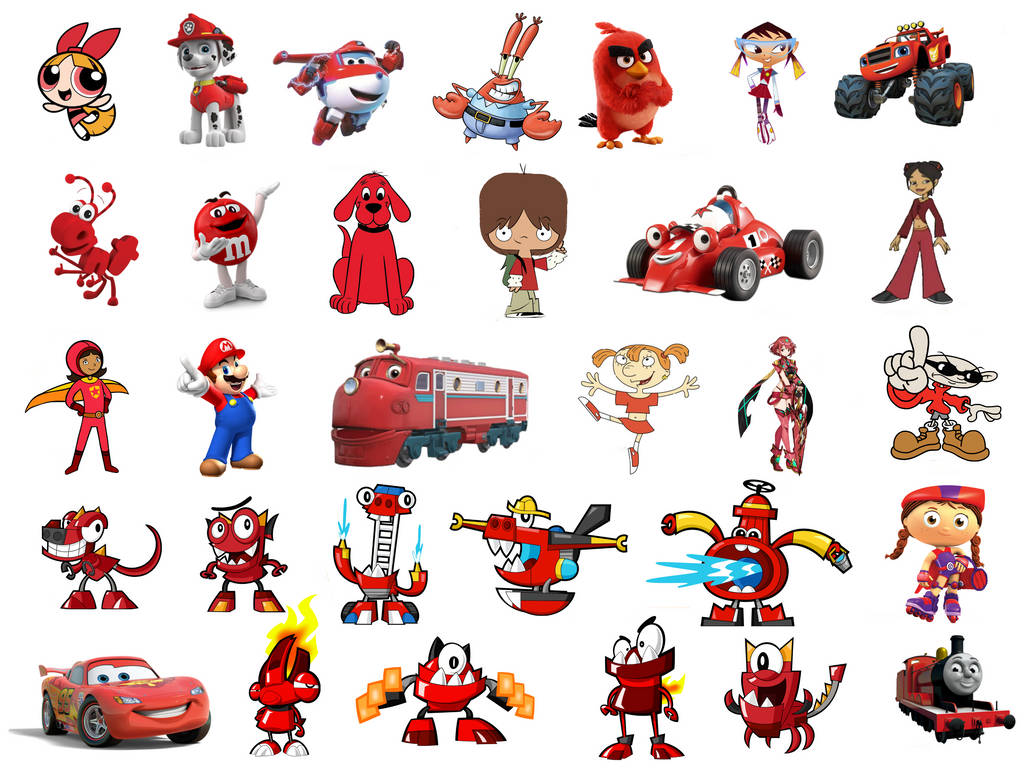 Fast Red Characters Red characters by Elishaboy on DeviantArt