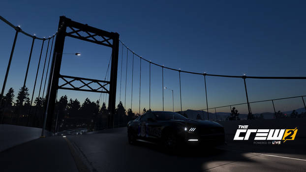 The Crew 2 Beta: Vincent Thomas Bridge w/Cross-car