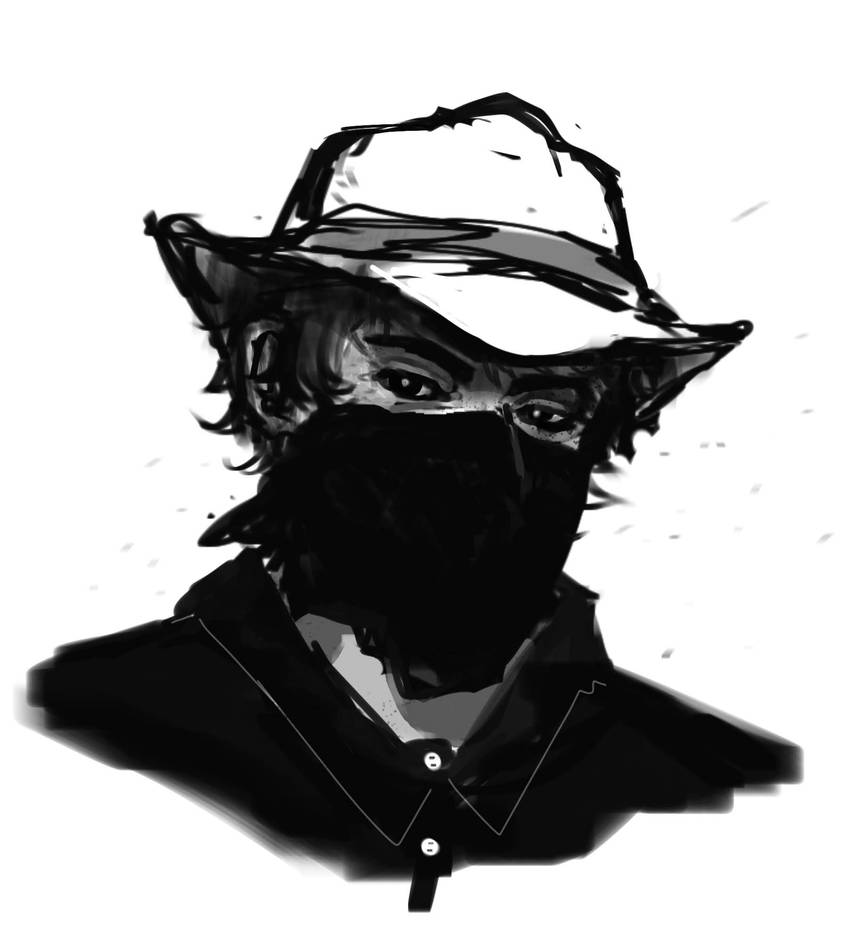 Arthur Morgan (Red Dead Redemption 2) Sketch by DinkyDoodlesArt on  DeviantArt