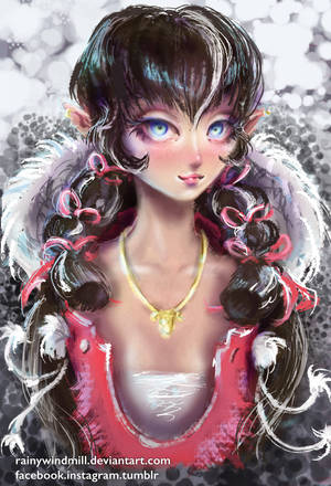 Winter Elf Girl by rainyalexandria