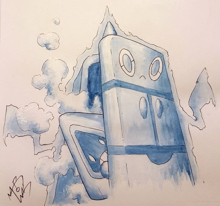 Advent calendar Pokemon 15 Frost Rotom by MAR0WAK on DeviantArt