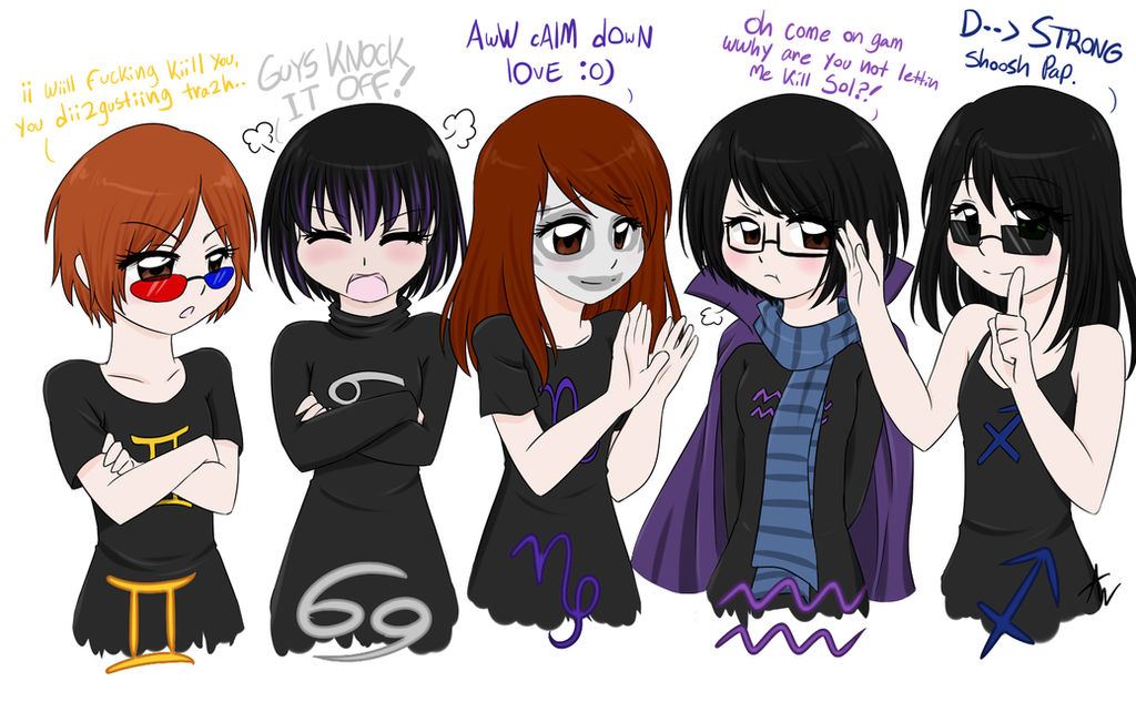 Homestuck Quadrants by LexaWalker on DeviantArt