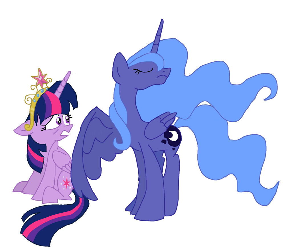 Princess Twilight Sparkle and Princess Luna