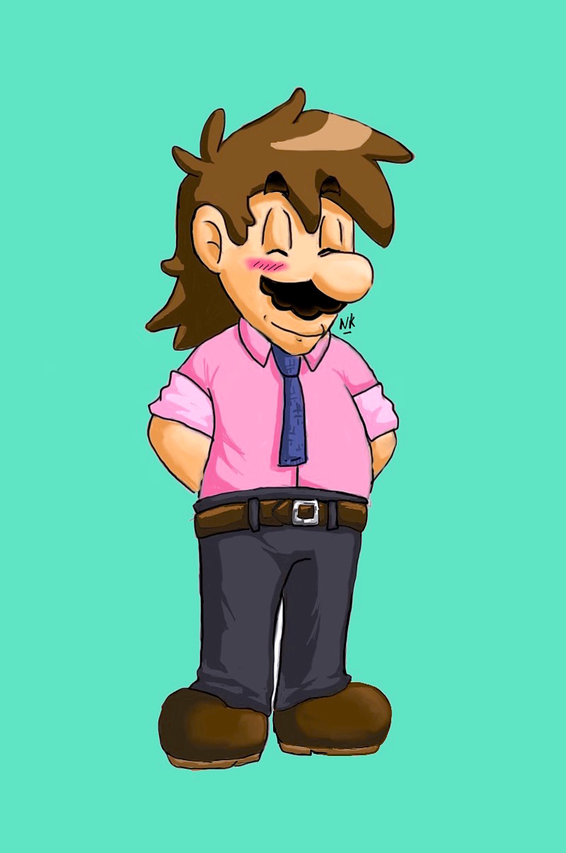 Mario With Rad Hair by SchweetKarelyos on DeviantArt
