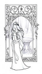 Galadriel Lineart