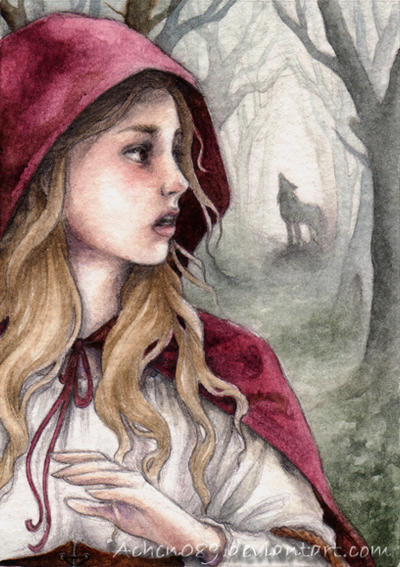 ACEO Red Riding Hood by Achen089 on DeviantArt