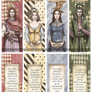 Hogwarts Founders Double-Sided Bookmarks