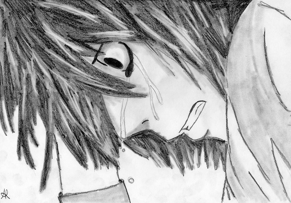 L Crying L (Death Note) Crying by AnonymousPhantomAP on DeviantArt