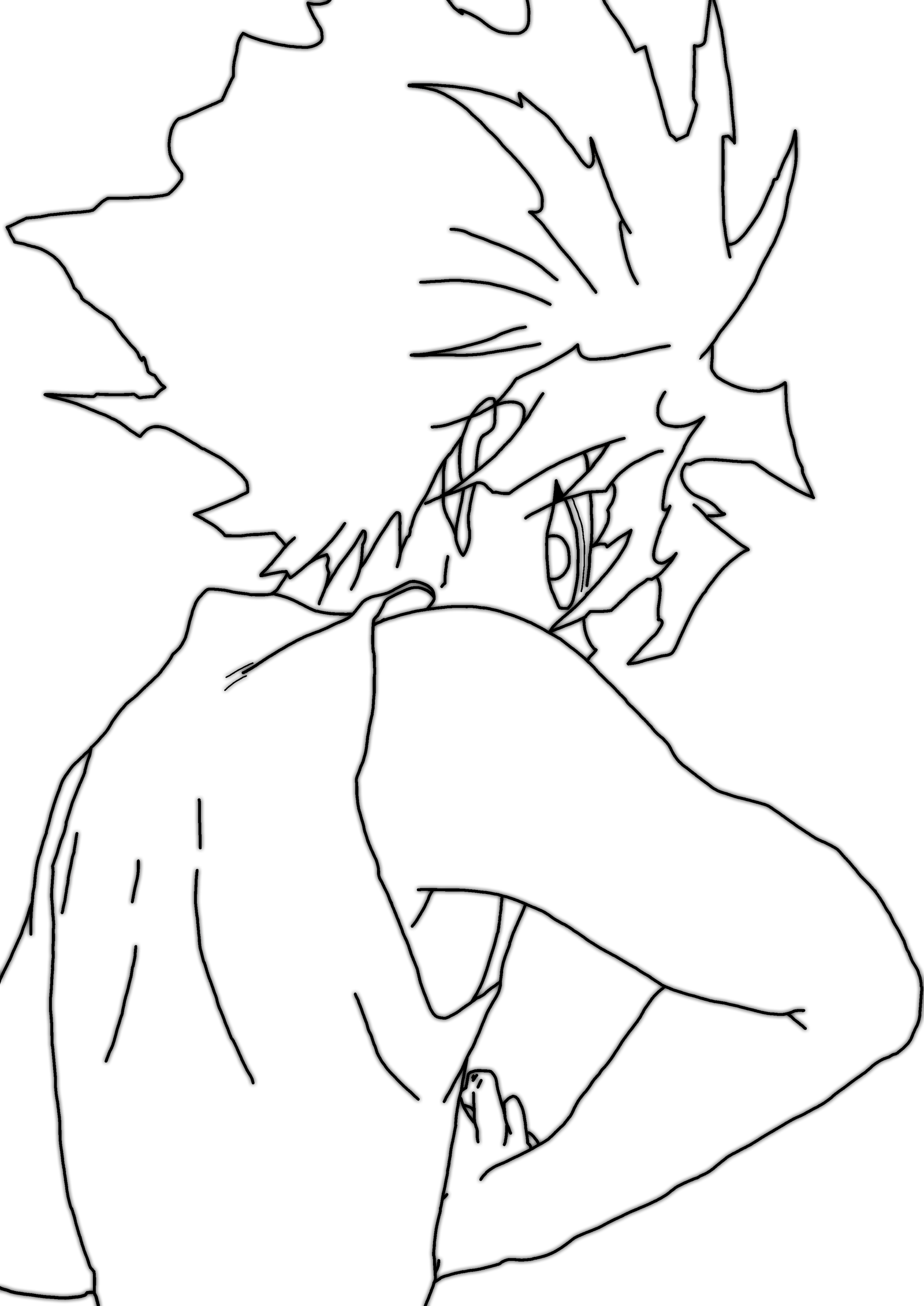 Killua - Line Art by clcomics on DeviantArt