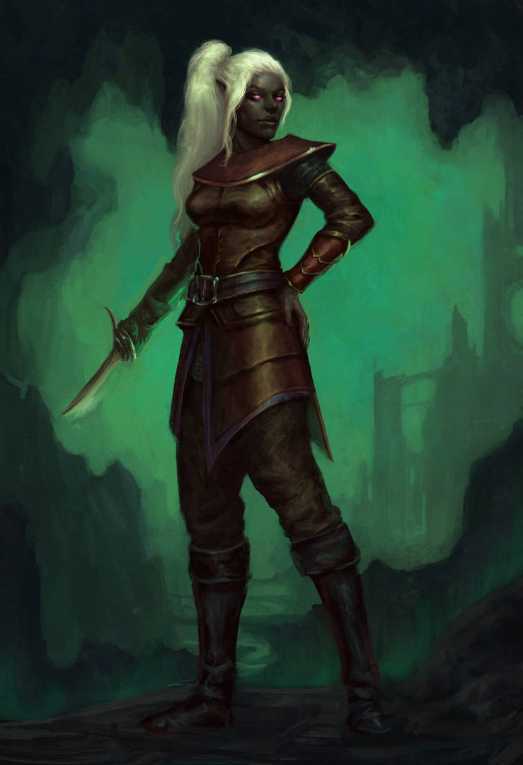 Drow Thief by alexvnart on DeviantArt
