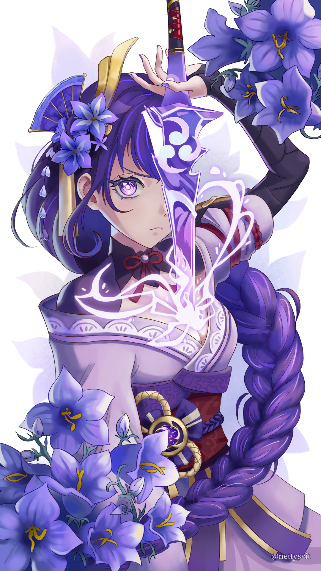 Raiden Shogun Genshin Impact fanart by nettysvit on DeviantArt