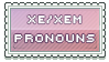 xe/xem pronouns