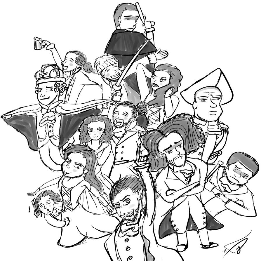 The Cast of Hamilton