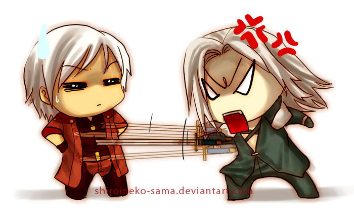 FF7-DMC4: Sephiroth VS Dante