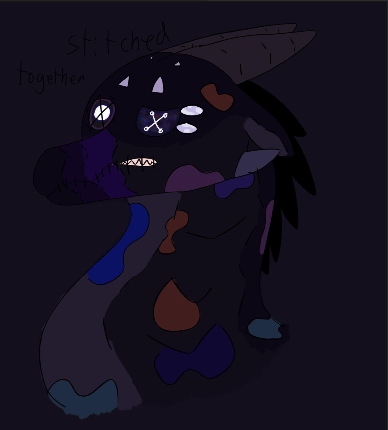 Characters Stitched Together Stitched together. by yourlocalTherianYa on DeviantArt