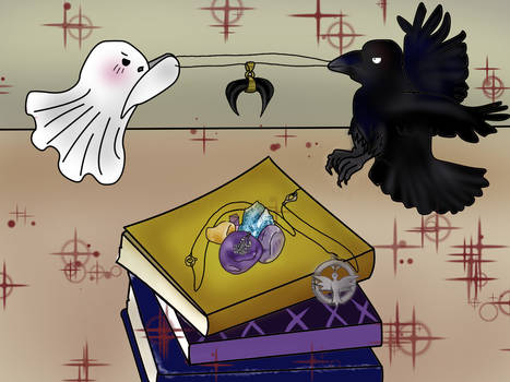 Ghost, Crystals and Raven
