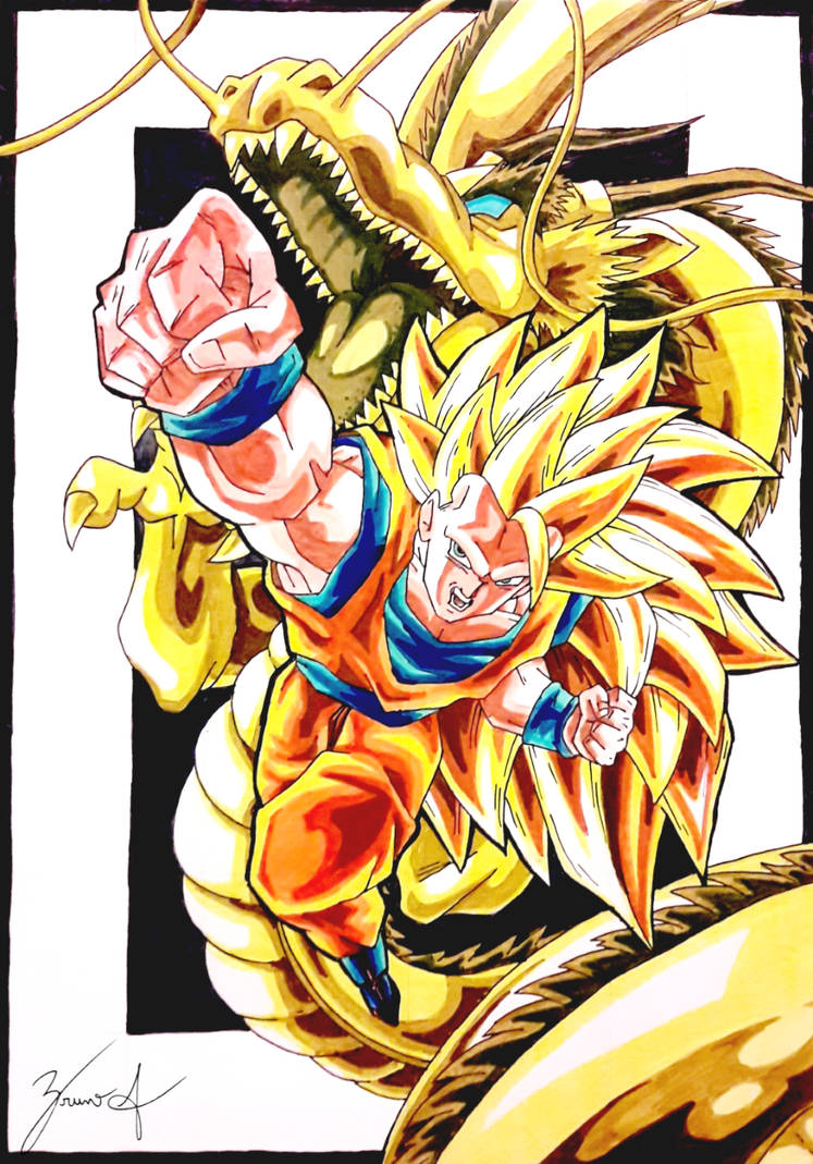 Dragon Fist! Goku Super Saiyan 3 by brfa98 on DeviantArt