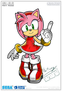 Amy08 [Sonic Channel Colouring Practice]