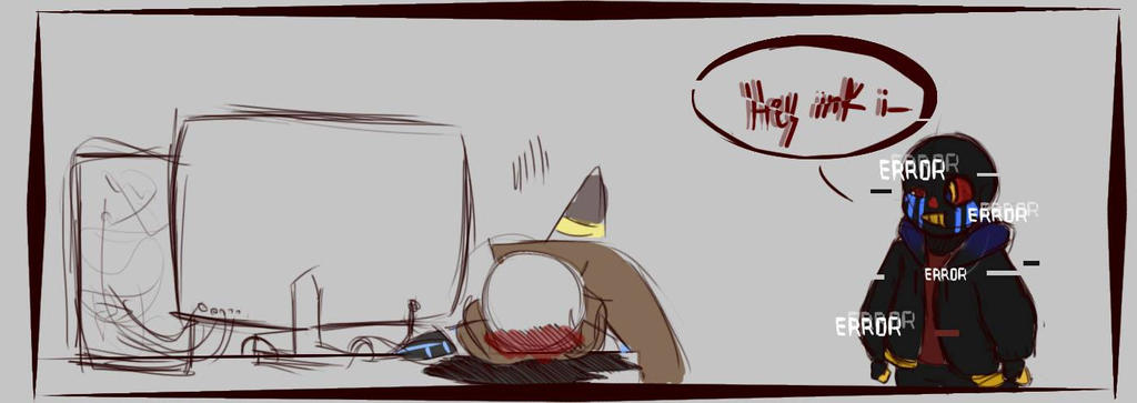 Ink's reaction to InkXError #6 by SmileyFreakFace on DeviantArt