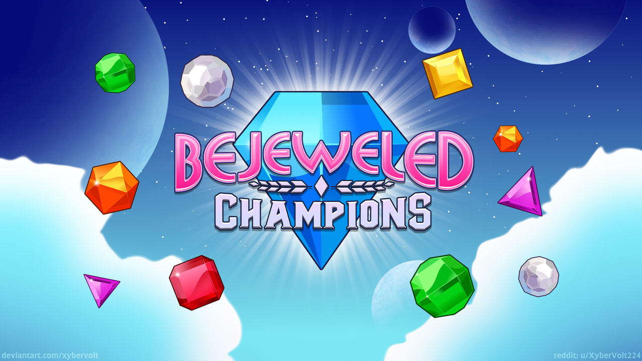 My Bejeweled Champions inspired wallpaper is finished. Available