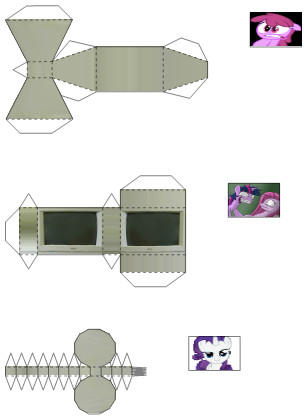 papercraft monitor -on- by traveler99 on DeviantArt
