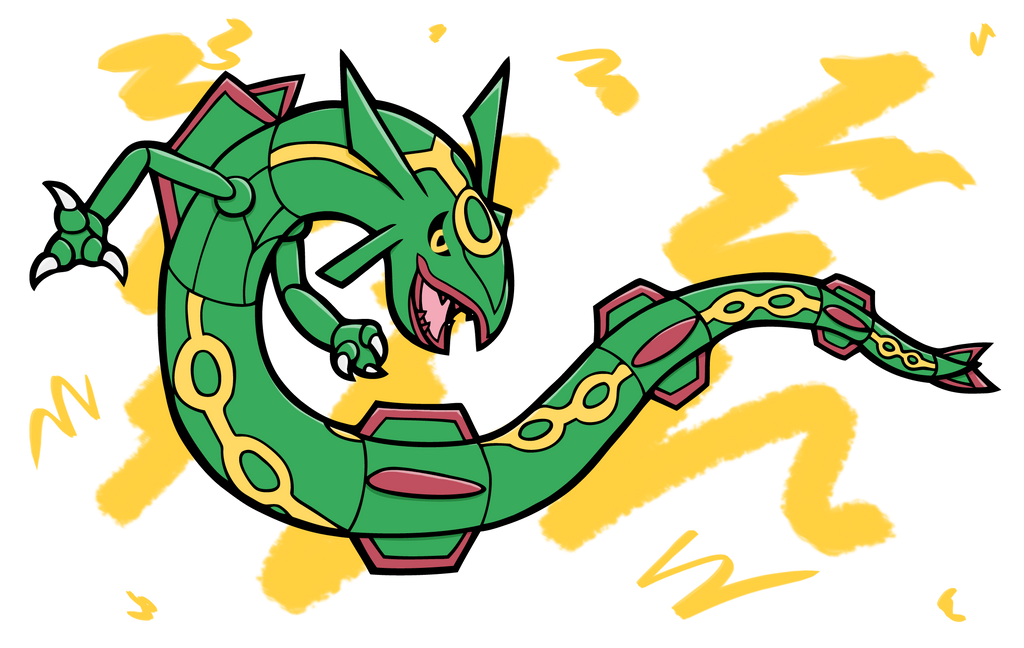 Rayquaza (Collab with Frillythingy)