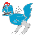 Blue Howlite by CraigTheCrocodile