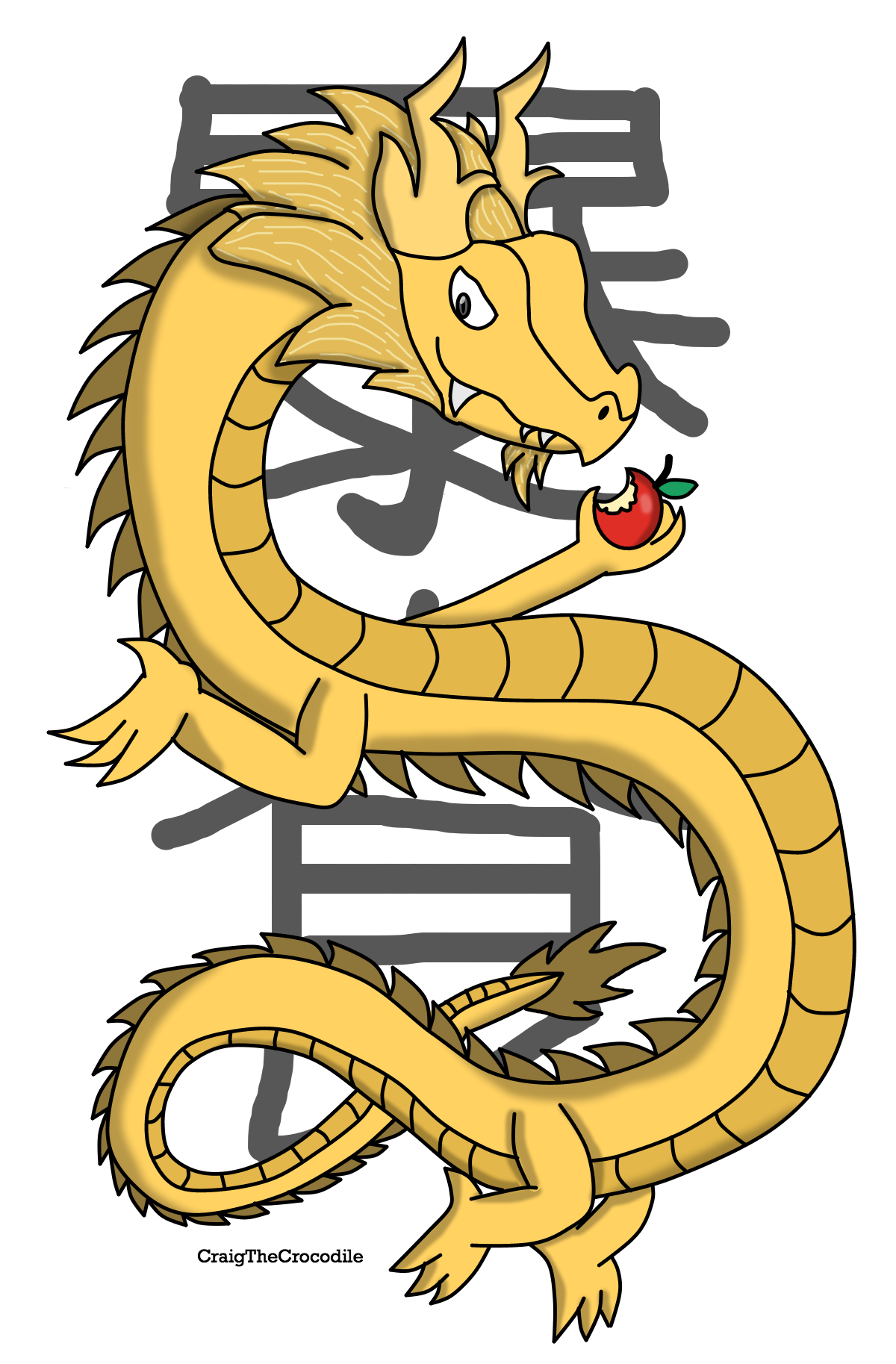 Grandpa Dragon (Art Trade)