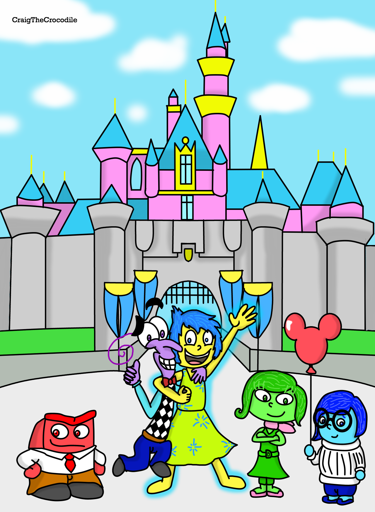 Emotions At Disneyland: Sleeping Beauty's Castle