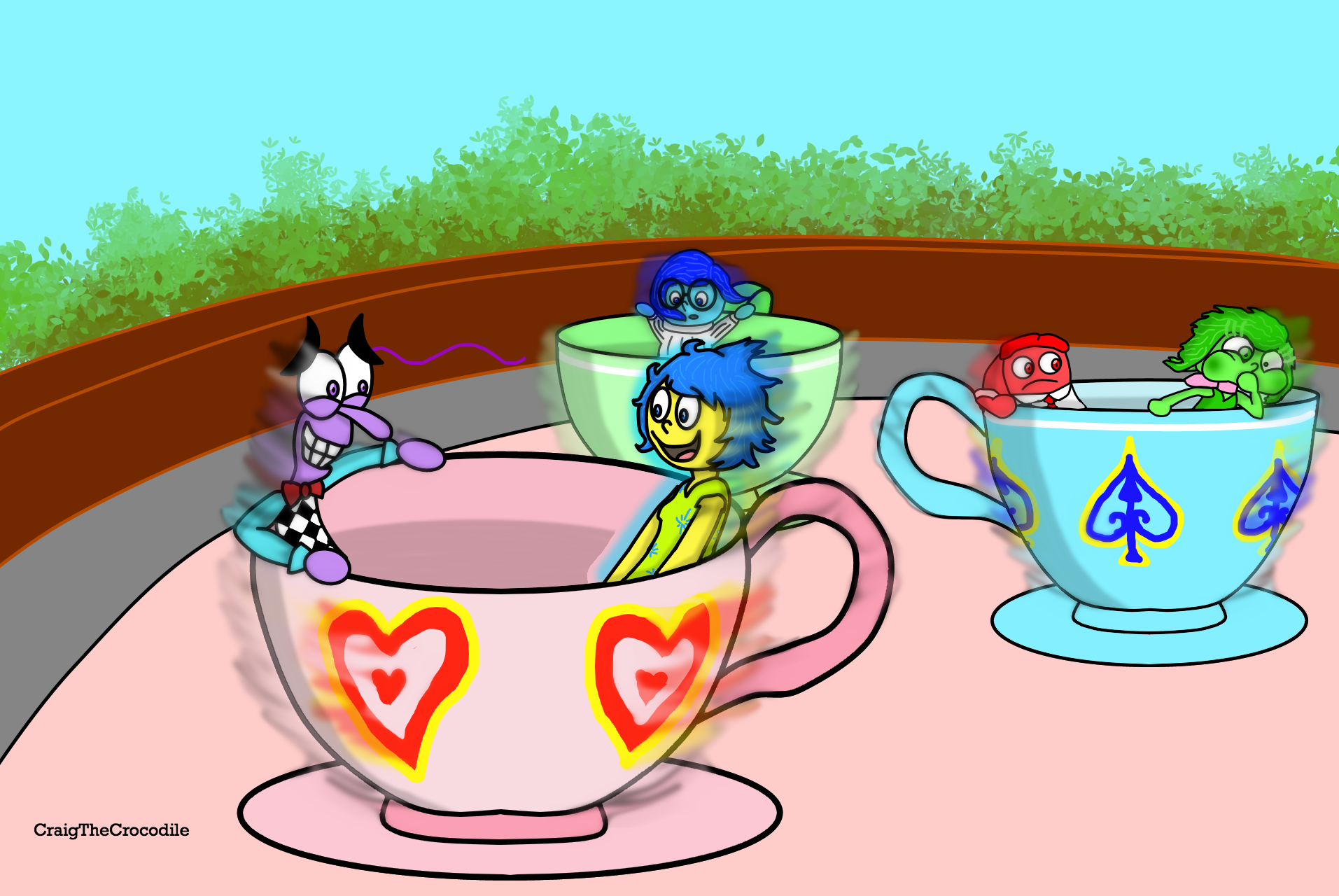 Emotions At Disneyland: Mad Tea Party