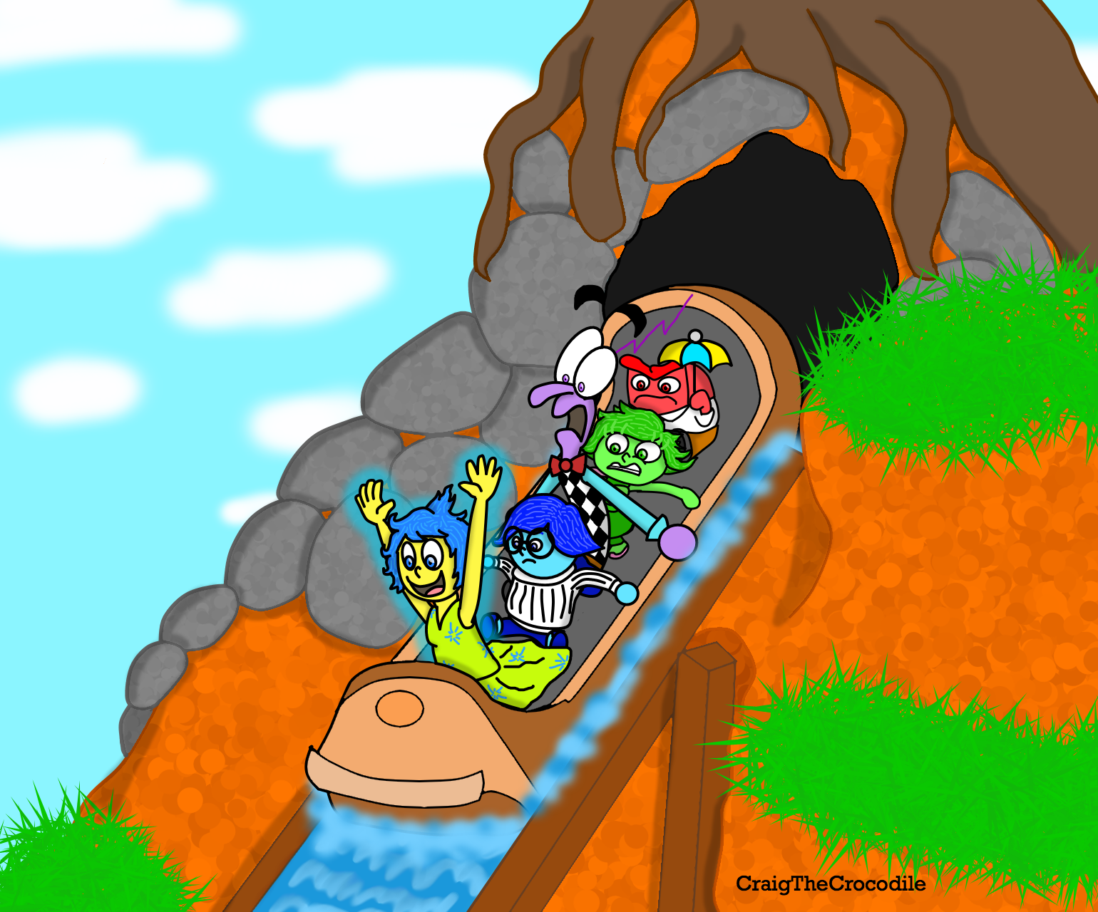 Emotions At Disneyland: Splash Mountain