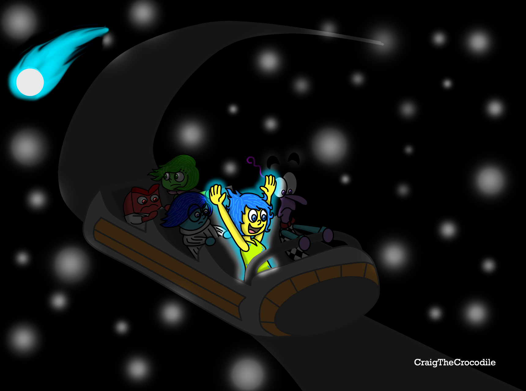 Emotions At Disneyland: Space Mountain