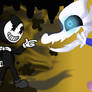 Sans vs. Bendy (Collab w/ SonicFazbear15)