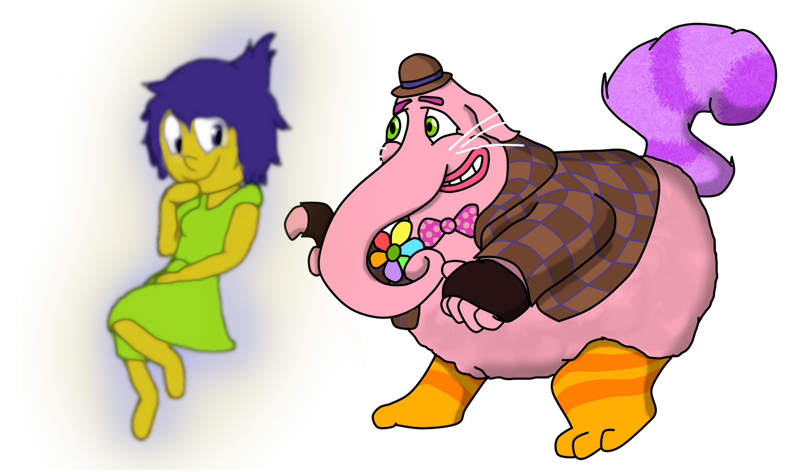 Joy and Bing Bong (Collab w/ Imaginative-Light77)