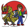 Trainer Bryan and Haxorus