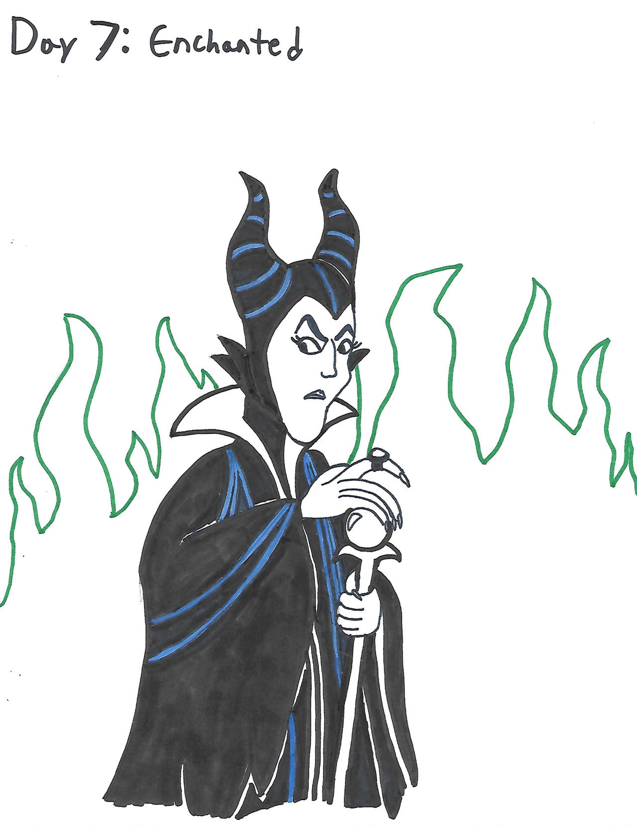 Inktober Day 7: Enchanted