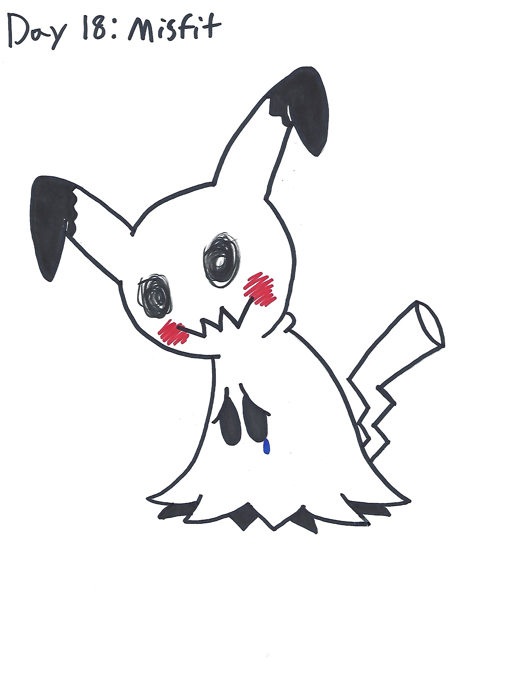 Inktober Day 18: Misfit