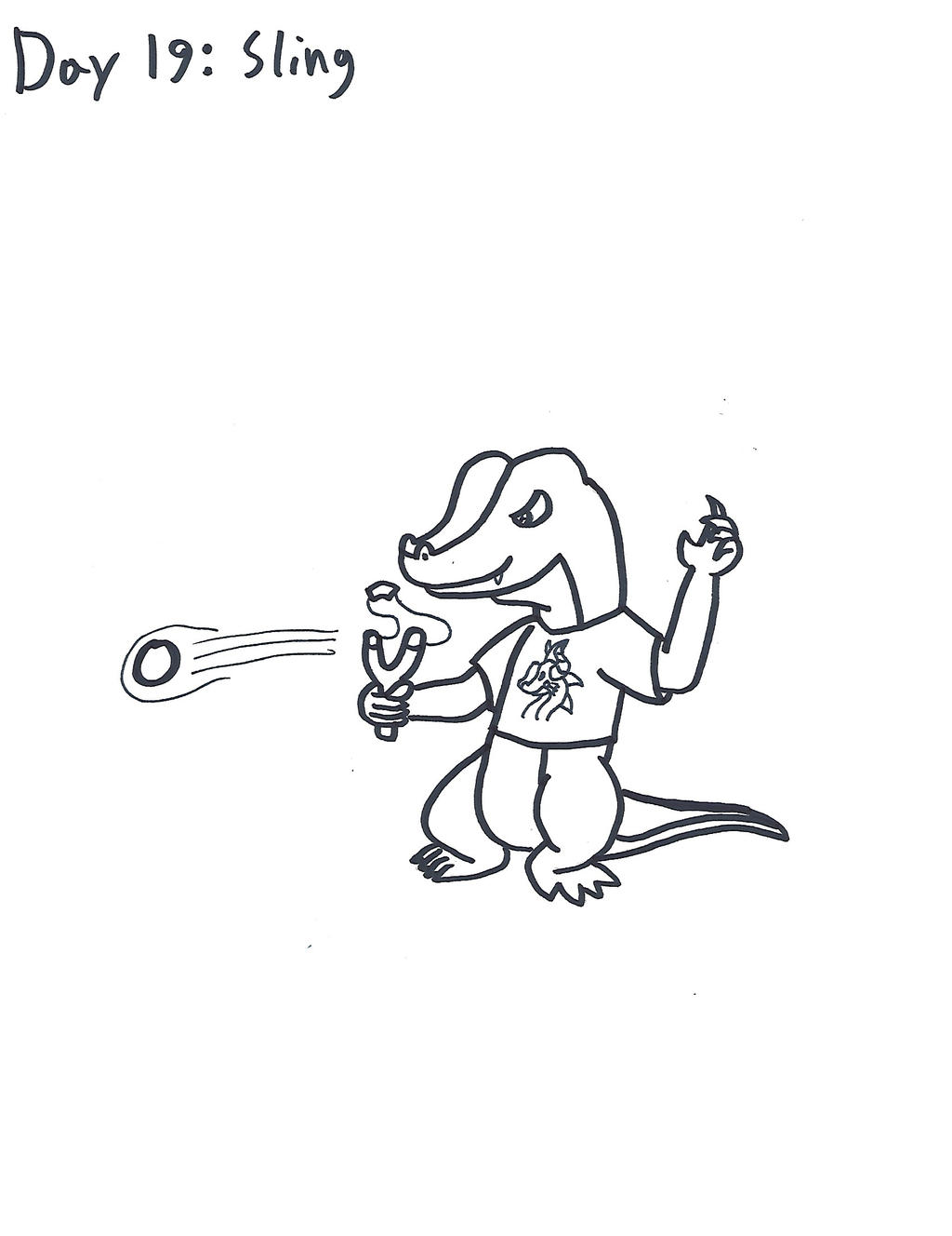 Inktober Day 19: Sling