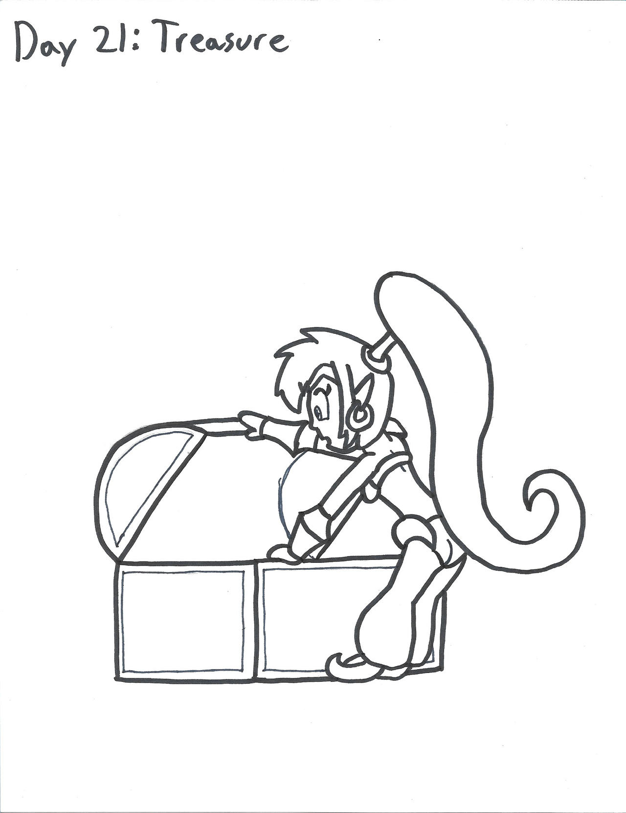 Inktober Day 21: Treasure