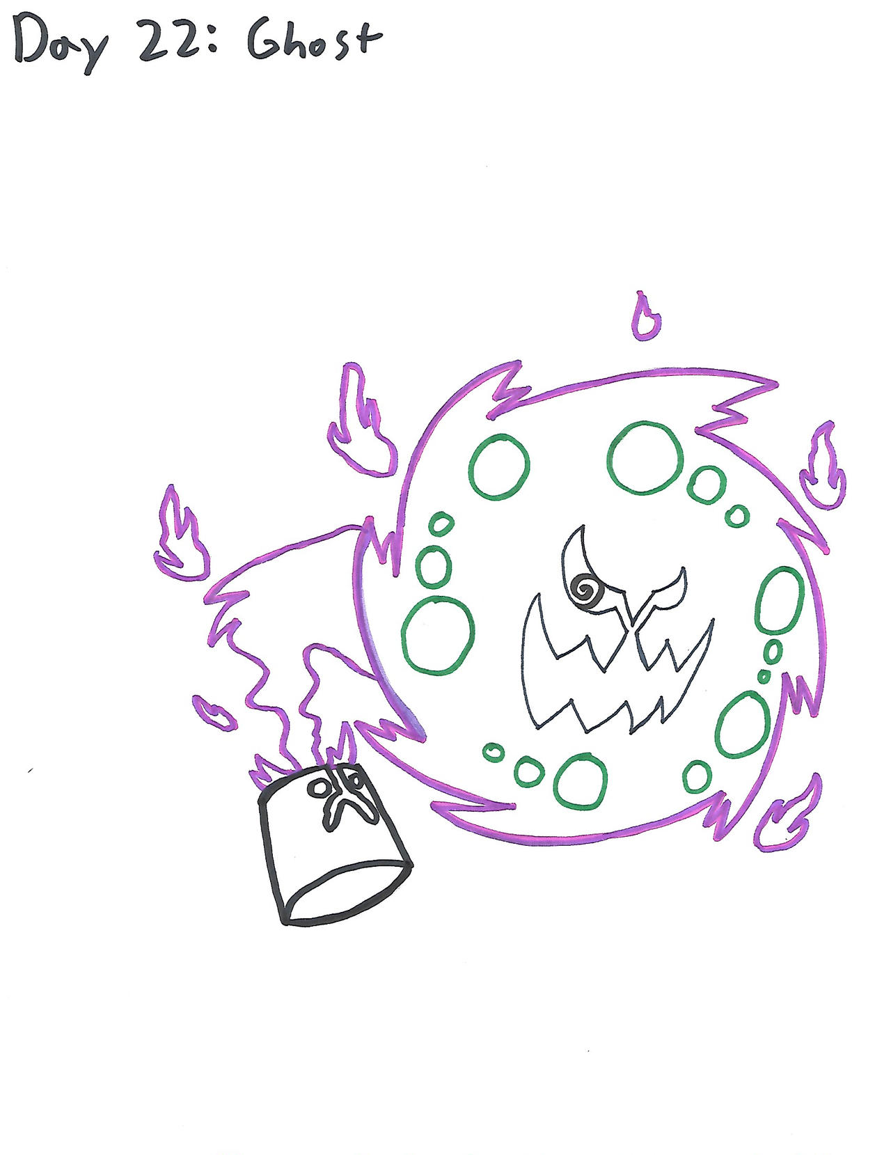 Inktober Day 22: Ghost