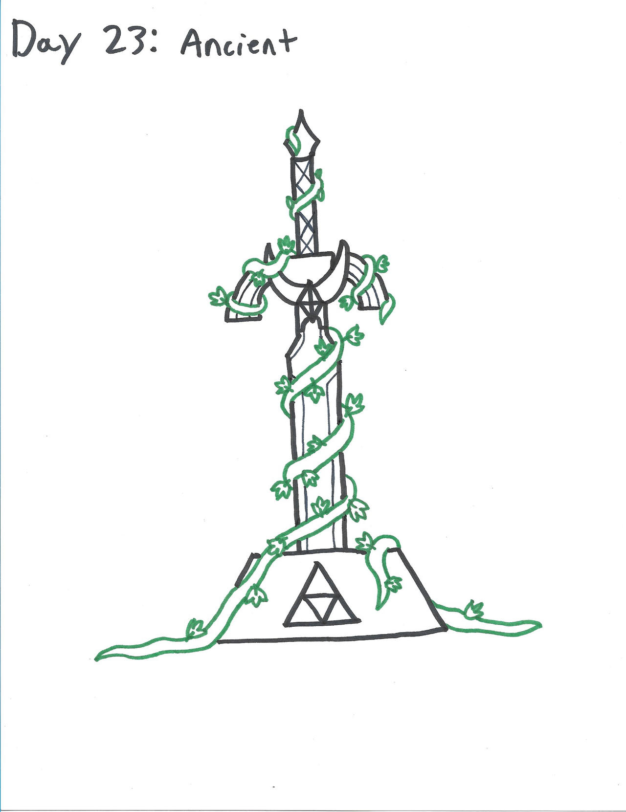 Inktober Day 23: Ancient