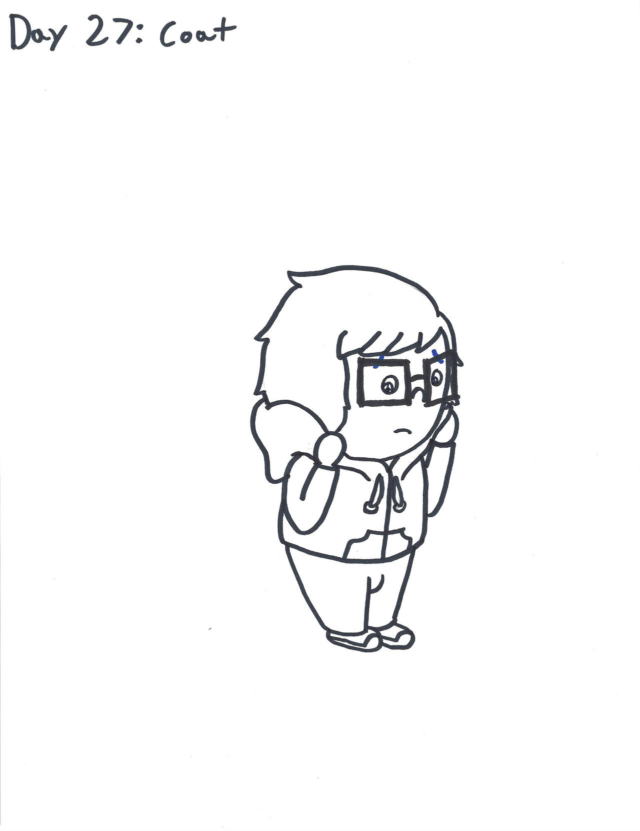 Inktober Day 27: Coat