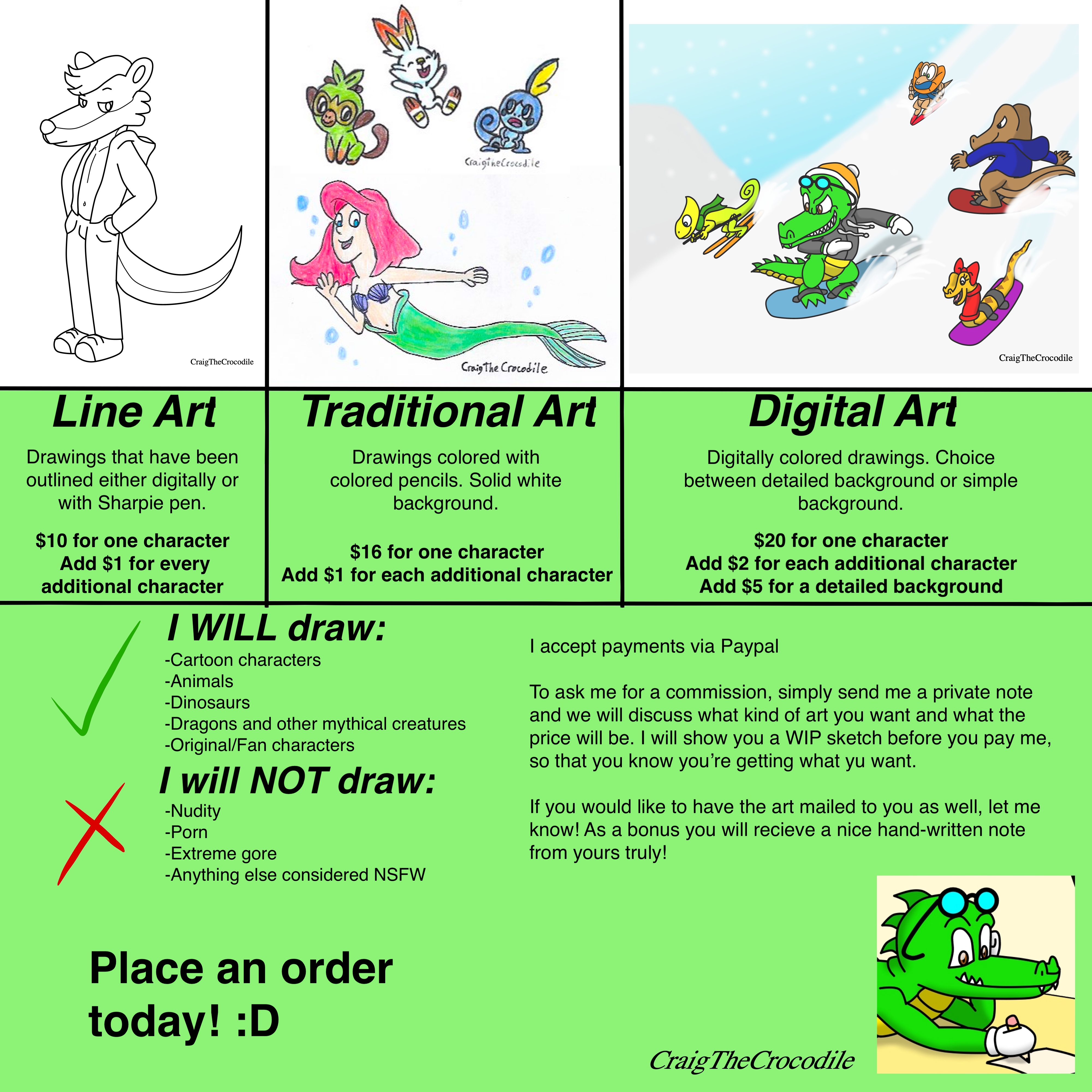 Commission Info