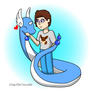 Caretaker Jeanette and Dragonair