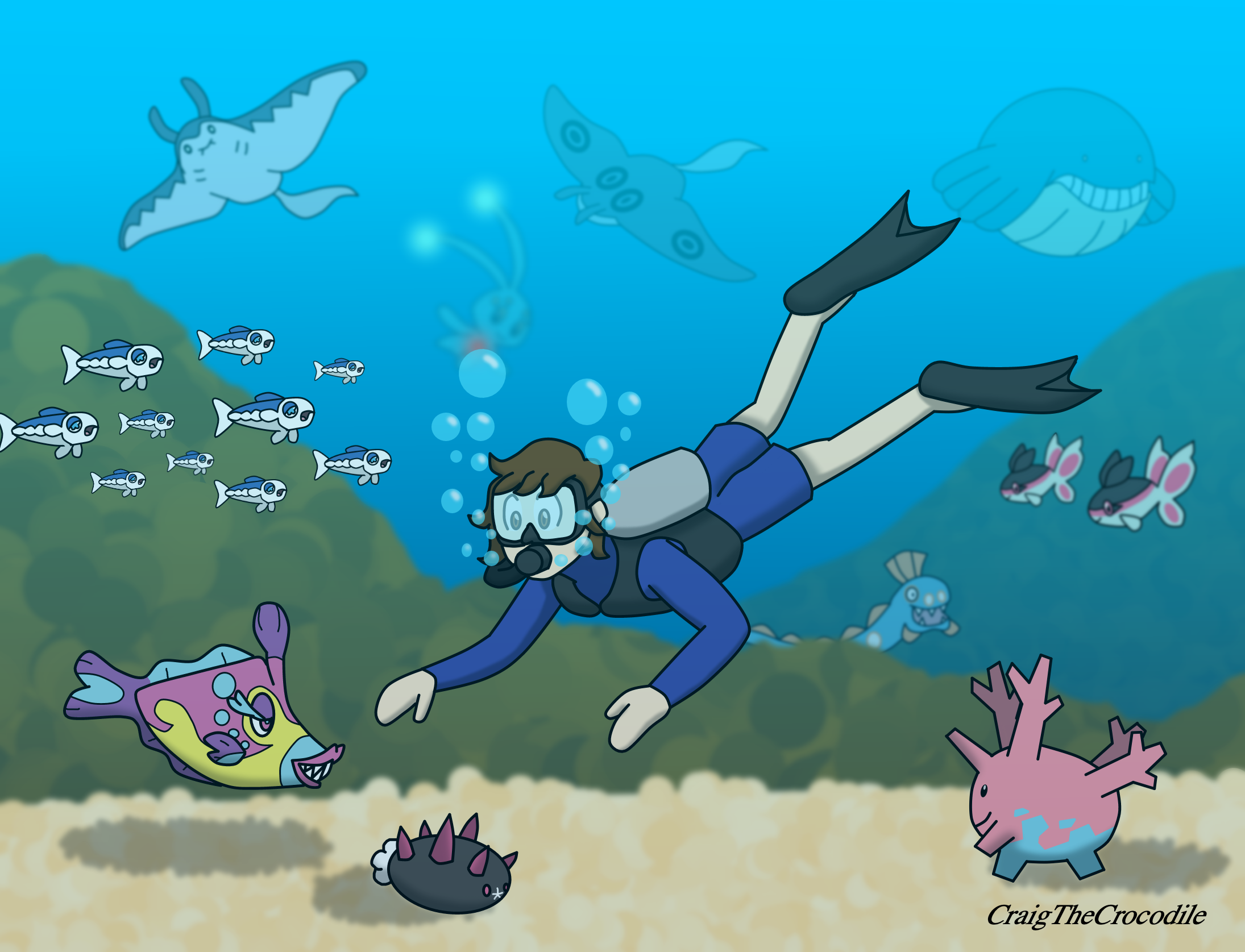 Scuba in Alola