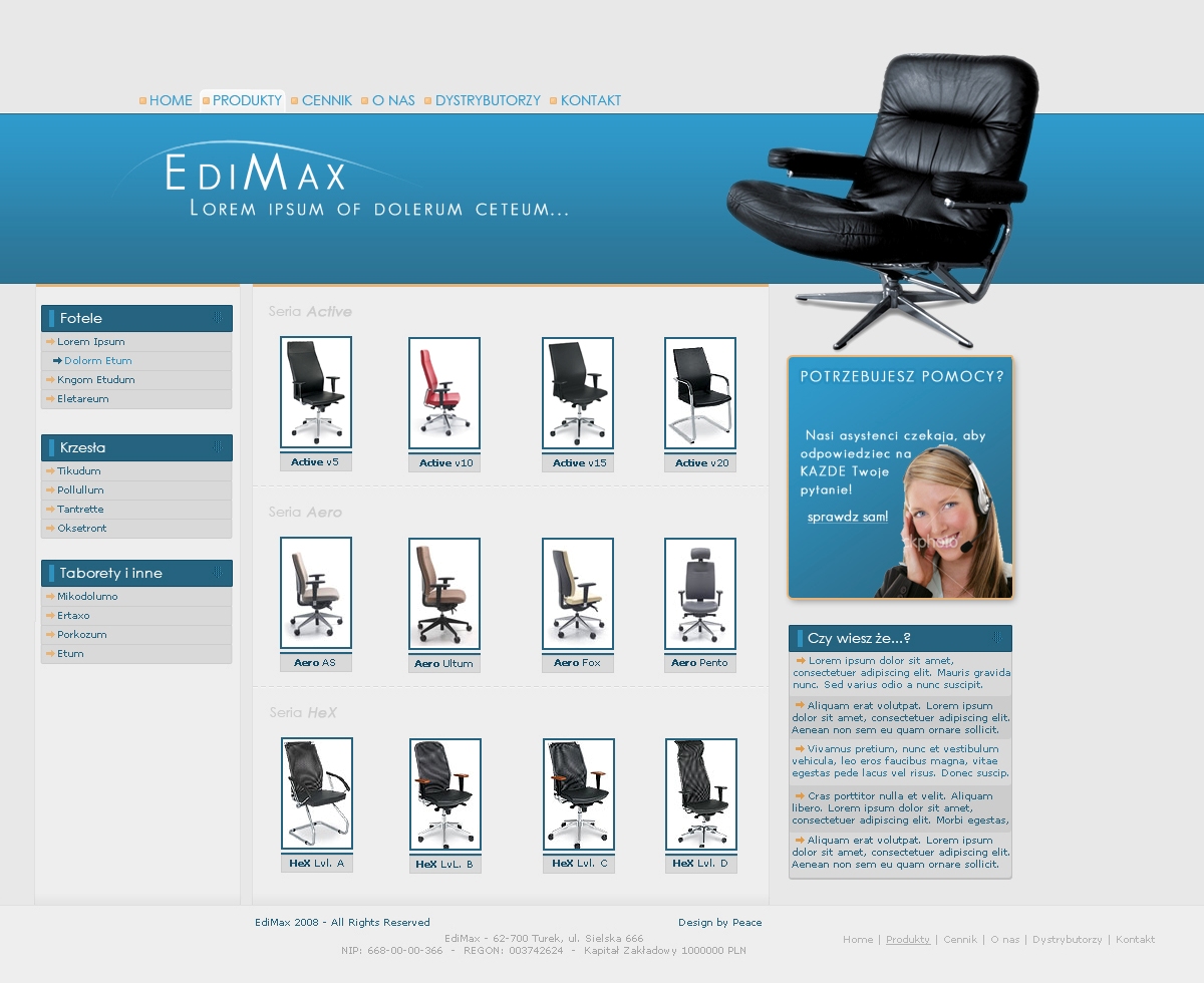 EdiMax Company Layout