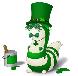 St. Patrick's Day Furret